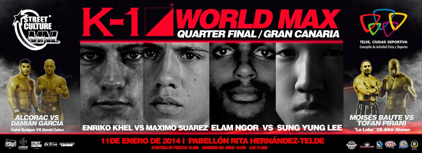 پوستر مسابقات K-1 World MAX 2013 گِرَن کاناریا،اسپانیا