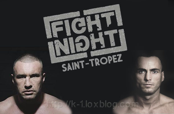 اِستفان لِکو و ژروم لی بنر در مسابقات Fight Night Saint-Tropez